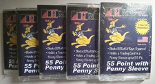(5) Pro Mold MH55s Magnetic Card & Penny Sleeve Protector 55Pt New NIP