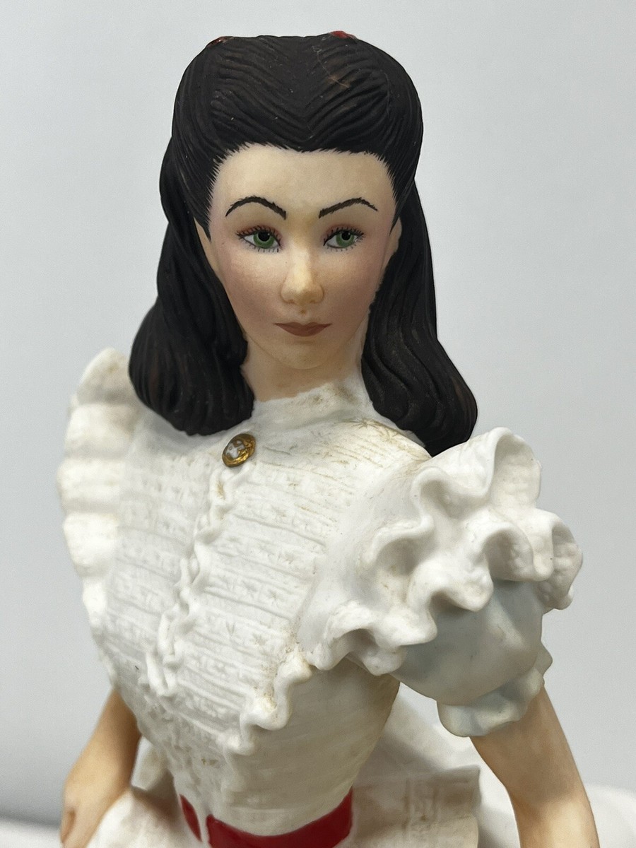 Franklin Mint Vivien Leigh Scarlett O'Hara Porcelain Figure