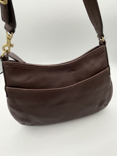 Coach Handtasche G23-9295 Braun Mini Leder DEMI Pouch Handbag Bag Style Vintage - Bild 4 von 7