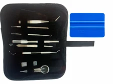 Vinyl Weeding Pick Tools Stainless Steel Prof . Sign Making  8 pc + 3m Squeegee