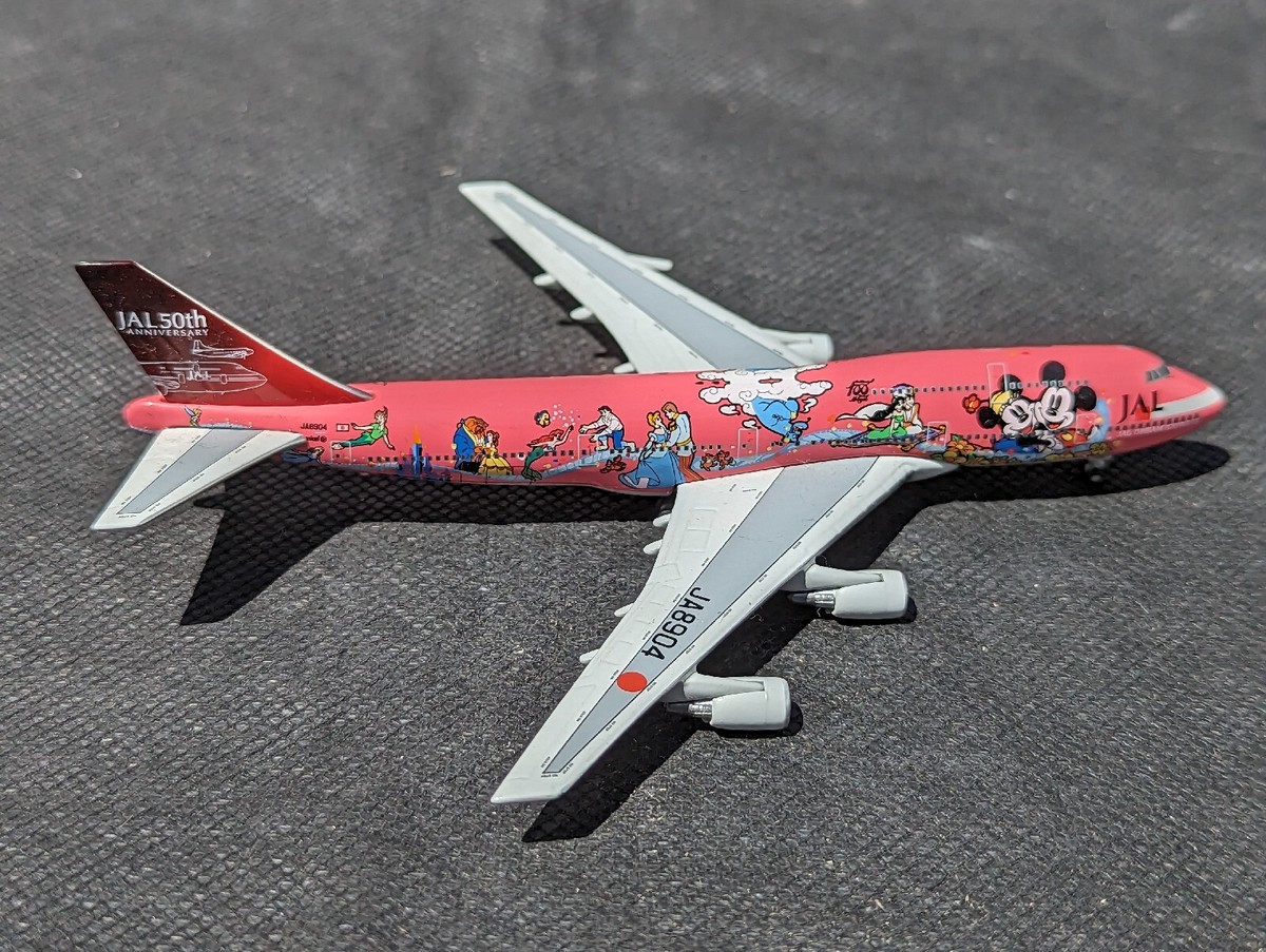 herpa JAL 50周年 1/500 JAL DREAM EXPRESS JAL Dream Express 50th Anniversary Disney 100th Model Plane