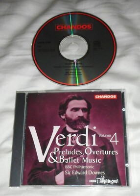 VERDI: Preludes Overtures & Ballet Music Vol. 4 - EU CD 1998 Chandos