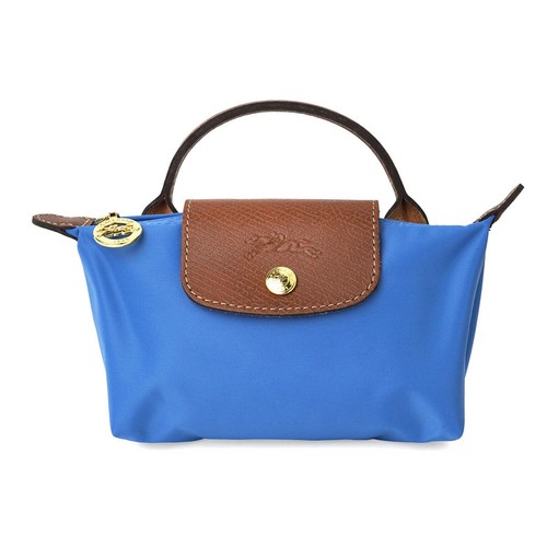 SALE Longchamp Pouch LE PLIAGE ORIGINAL Pouch with Handle 341 75 089 P78 COBALT