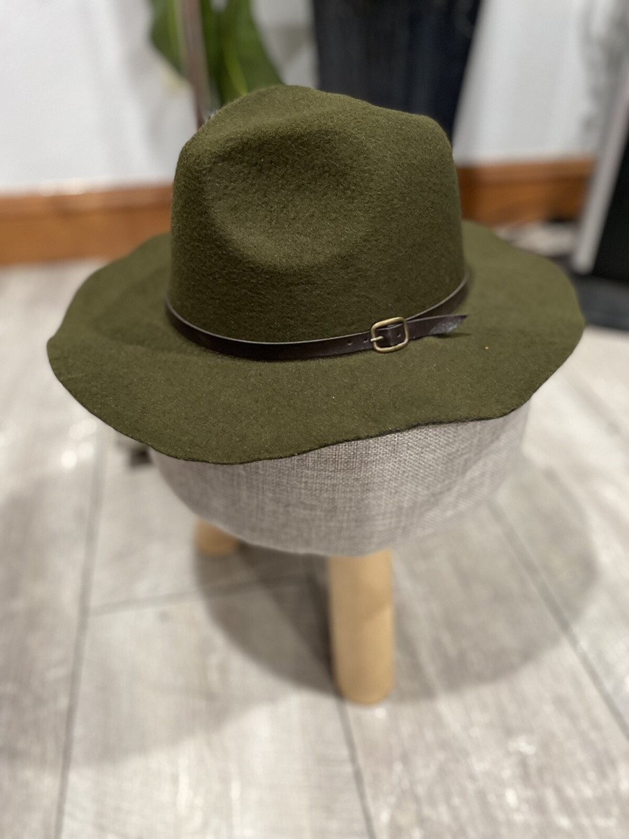 womens olive green rancher hat