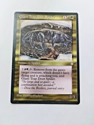 mtg アングルード　コンプリート MTG Giant Trap Door Spider Ice Age Regular Uncommon - Uncirculated