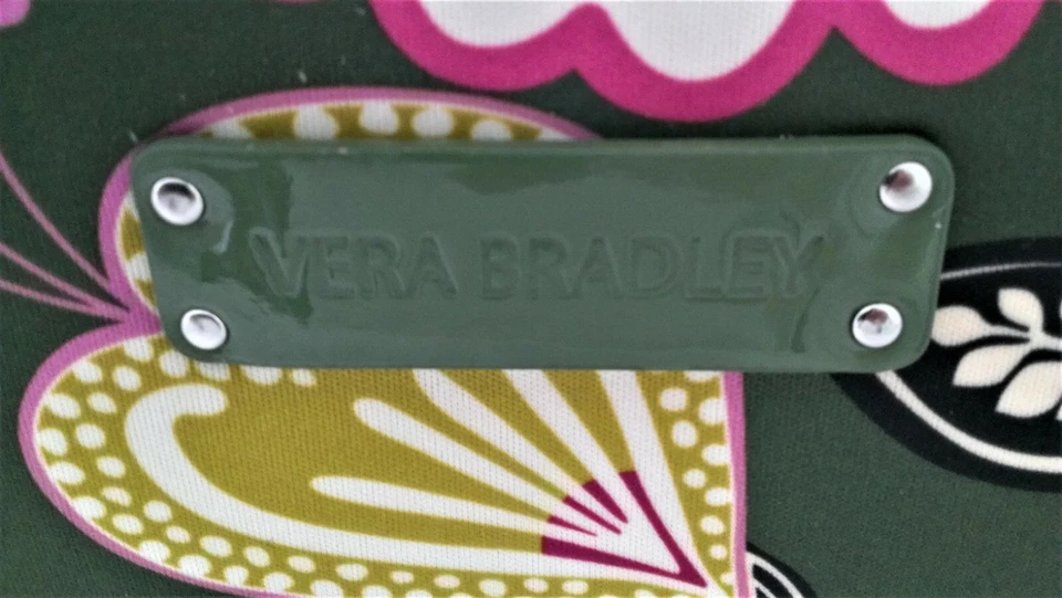 Vera Bradley Olivia Pink Neoprene Tablet eReader Sleeve 10x8 Padded Zipper L31 - Image 3 of 4