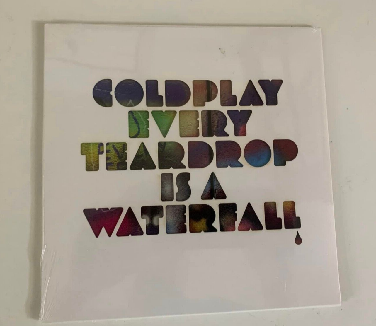 Coldplay – Every Teardrop Is A Waterfall 7"" Blue Coloured Vinyl 2011 Sealed