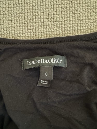 Isabella Oliver maternity black tank dress size 0 (UK size 6) - Picture 3 of 7