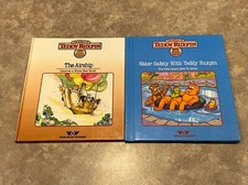 VTG The World of Teddy Ruxpin The Airship Water Safety 80s Books Free Shipping