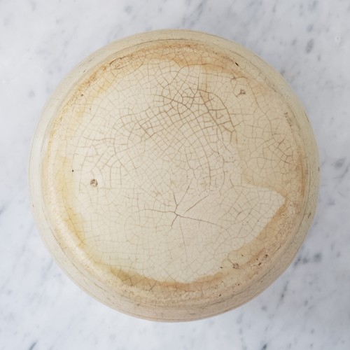 Weller Knifewood Ivory c. 1914 Swan Ceramic Art Pottery Jardiniere Planter 5.5" - Picture 7 of 11