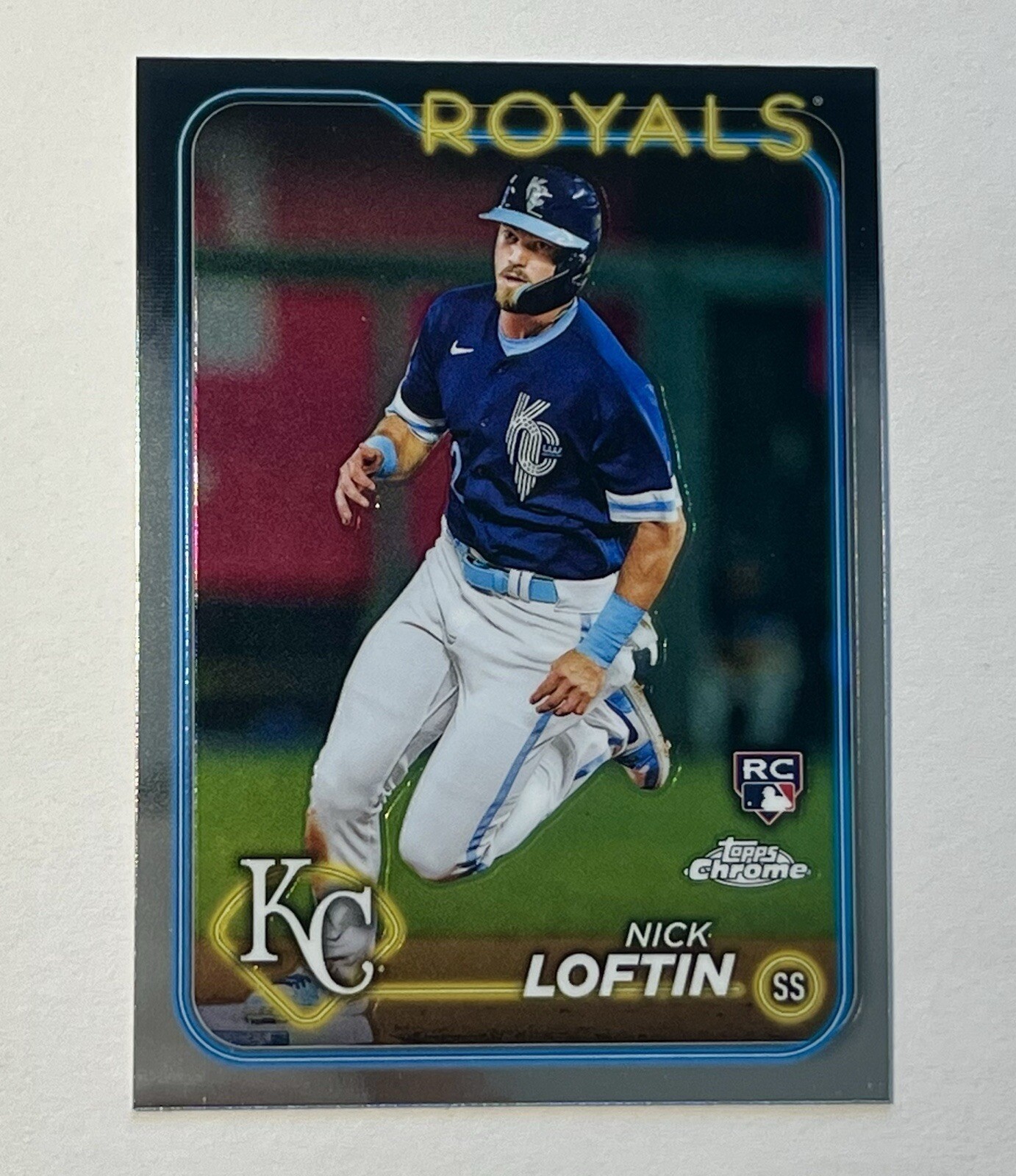 2024 Topps Chrome Nick Loftin RC #183 Kansas City Royals