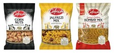 Cofresh Indian Snack Variety Pack - Corn Nuts, Jalfrezi & Bombay Mix