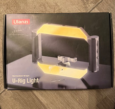 Smartphone Video Rig with Light, Cell Phone Handheld Stabilizer /Open Box-NEW