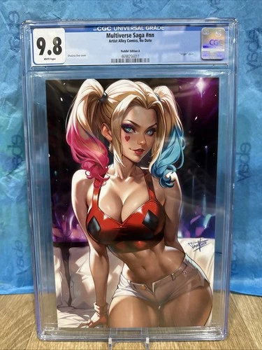 Multiverse Saga #nn CGC 9.8 Harley Quinn - Puddin' Virgin Edition A Graded Comic