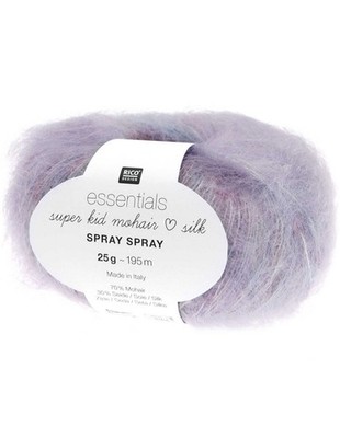 Rico Design  Pelote Essentials Super Kid Mohair Loves Seidenspray Spray Eis