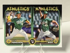 Tyler Ferguson, Osvaldo Bido (RC) #US69 Topps Update 2024 - Rookie Combos