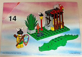 1994 LEGO Legoland Islander 6246 Crocodile Cage Nearly Complete w/substitutions