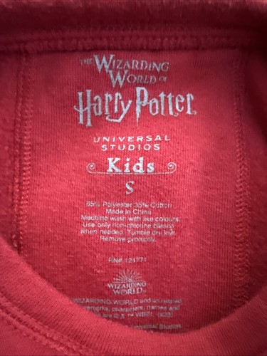 Harry Potter Gryffindor Wizarding World Universal Studios Kids Sweatshirt S - Picture 5 of 5