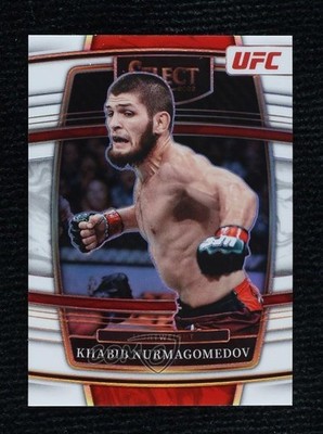 2022 Panini Select UFC Concourse White Prizm 13/75 Khabib Nurmagomedov #49 1d77