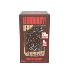 Legendary Foods Chocolate Cake Tasty Pastry - 4 Pack | Protein Snack | Free Ship