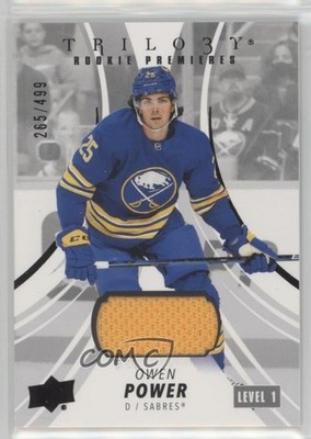 2022 Trilogy Rookie Jersey Black Foil Memorabilia 265/499 Common Owen Power 6b7