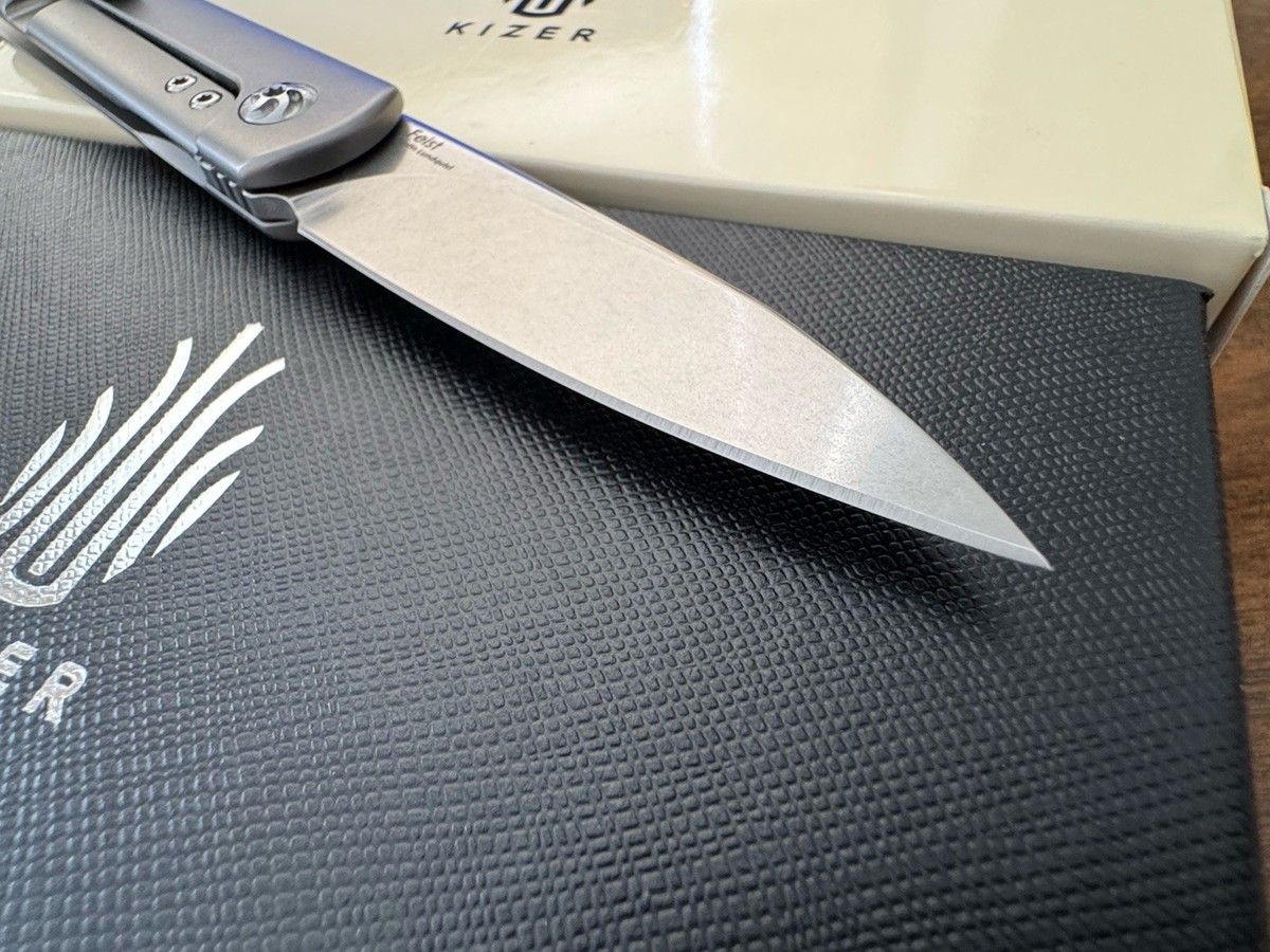 Kizer Ki3499 Feist Folding Knife S35VN Blade Titanium Handle