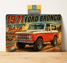 Ford Bronco Bill Stroppe Baja 1971 Car Metal Sign Poster 20x30cm Ford Bronco Bill Stroppe Baja 1971 Car Metal Sign Poster 20x30cm