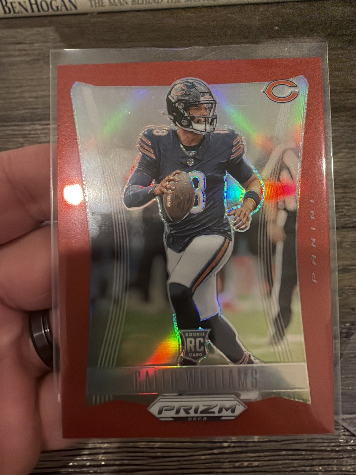 2024 Panini Prizm Deca - Caleb Williams #54 Red Prizm /199 (RC)