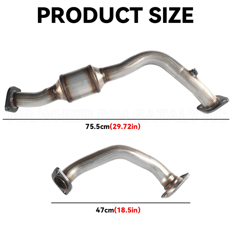 Fits 2013 TO 2018 Toyota Rav4 2.5L Front Pipe & Rear Catalytic Converter Foto 3 de 4