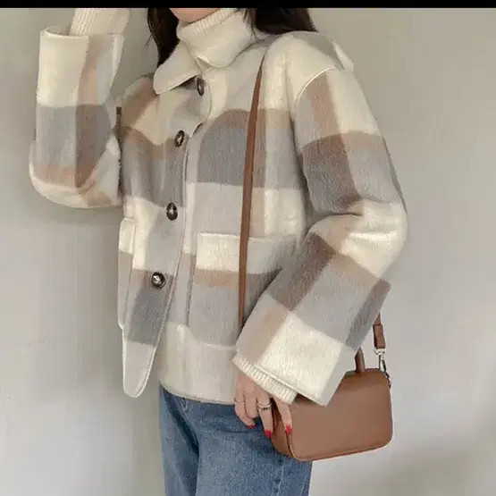 Winter Jacket by Ably, Zigzag Pattern - New, Warm… - image 3