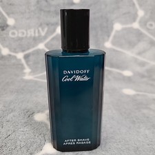 COOL WATER MEN by DAVIDOFF 2.5 FL oz / 75 ML After Shave Balm In Glass Bottle
