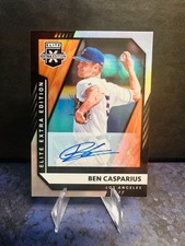 2021 Panini Elite Extra Edition Baseball - Ben Casparius Autograph #162 Dodgers