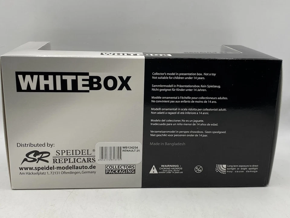 1:24 Renault 21 WHITEBOX Diecast modelcar - Image 4 of 4