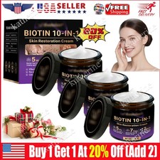 Biotin 10-in-1 Skin Restoration Cream, 2026 New Skin Treatment Cream US STOCK