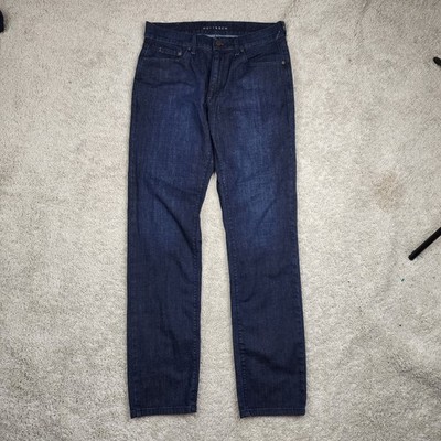 Mott & Bow Jeans Mens 32x32 Actual 30x31 Blue Slim Straight Stretch Denim USA