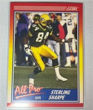 1990 Score Football #589 Sterling Sharpe