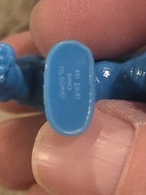 NES MONSTER IN MY POCKET #81 BLEMMYAE BLUE 1.5" FIGURE VERY RARE