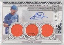 2024 Topps Royalty Triumph Relic Signatures /75 Alex de Minaur #TRS-AD Auto 0q3g