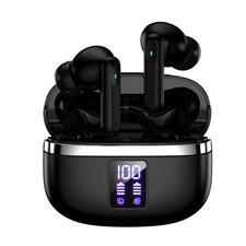 i18 ENC Bluetooth 5.3 TWS Wireless Earbuds with Mic  Digital Display