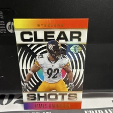 Panini Illusions 2021 James Harrison Clear Shots #CS-15 Steelers Football