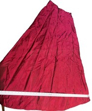 JS Collections Full Maxi Skirt 6 Formal Evening Gown Size 6 Red Metallic Sheen