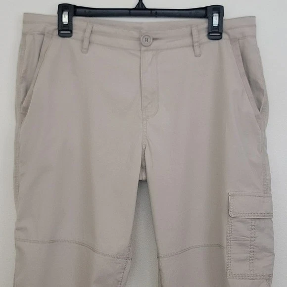 DKNY Tan Beige Capri Cargo Pants Womens 10
