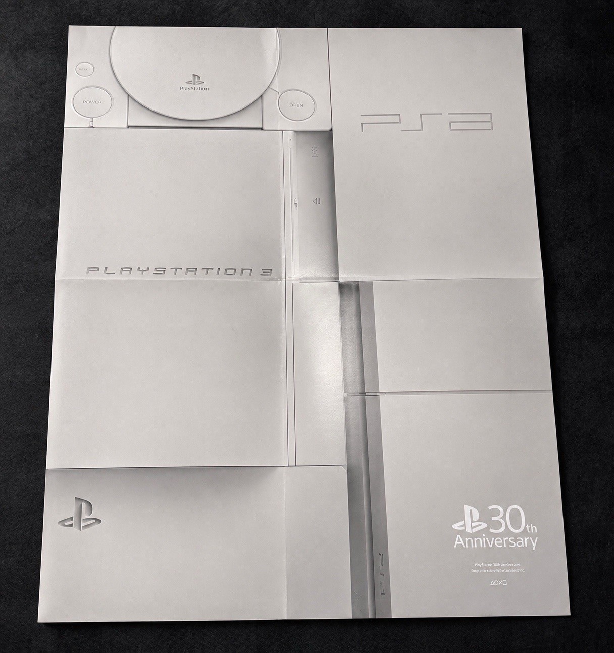 Poster PlayStation 5 EDIZIONE LIMITATA 30° anniversario con custodia protettiva foto 2