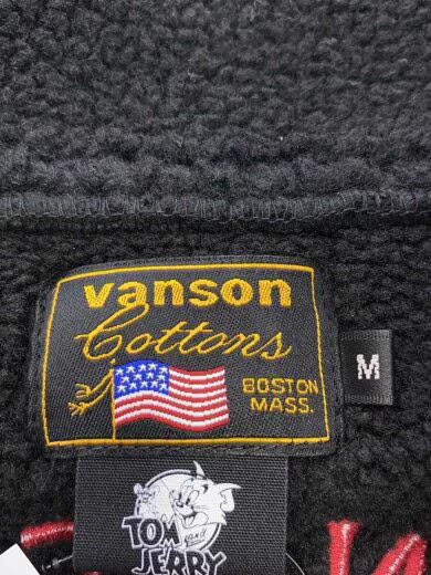VANSON/Jacket/M/Polyester/BLK - image 3