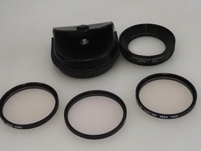 Leitz Wetzlar Germany Elpro 1 16541 Nahlinse + weitere Linsen