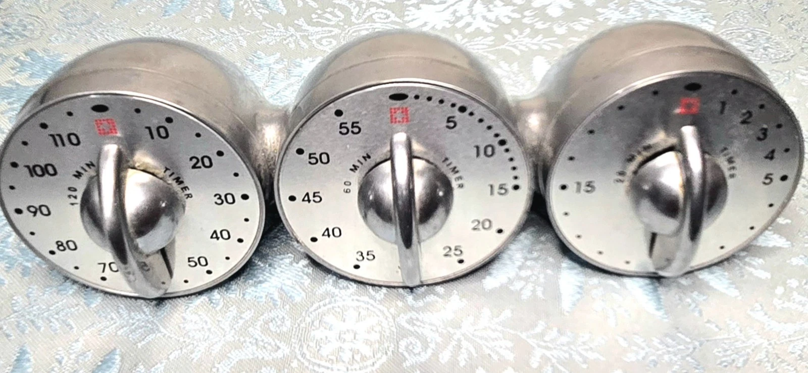Bengt Ek Designs Sweden Triple Timer 120/60/20 Minute MCM Aluminum Timer 04-0184