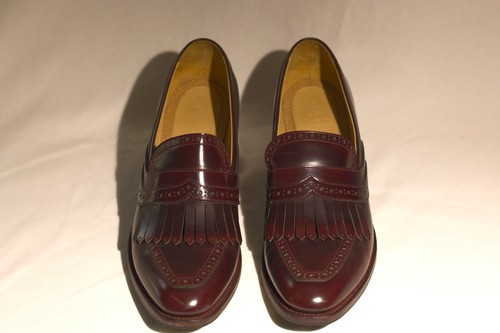 Office of Angela Scott Miss Juliette Loafer Maroon EU Size 43 US 12