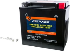Fire Power CT16CL-B-BS(FA) Factory Activated Maintenance Free Sealed Battery