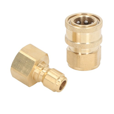 #ad 5000PSI High Pressure Washer Quick Connect Fittings Durable Brass For Various Su $17.89