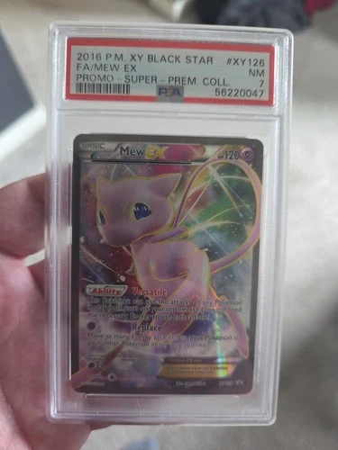 2016 P.M. XY Black Star FA/MEW EX PROMO Super Prem Coll XY126 PSA 7